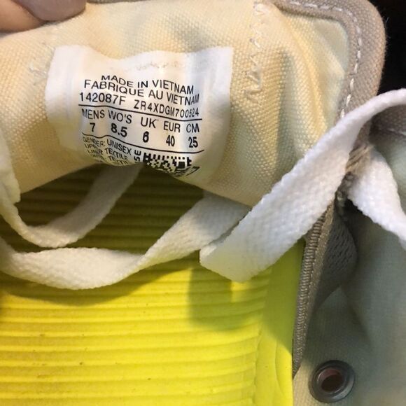 CONVERSE ALL STAR RIFF CANVAS OX BLACK & TAN UNISEX SHOES - Picture 8 of 8